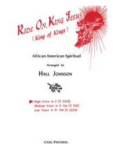 Ride On, King Jesus Vocal Solo & Collections sheet music cover